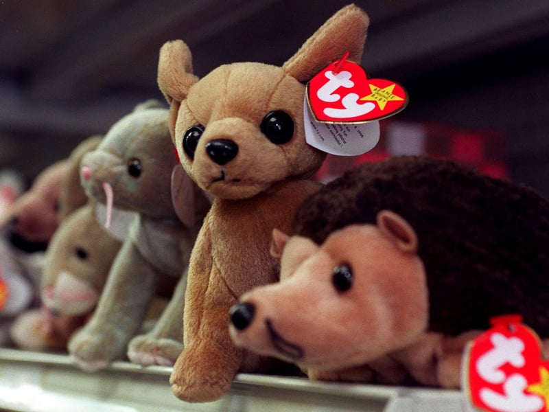 Beanie Babies are hugely popular today but their story began in the 90s. They were initially slow to catch on but when maker Ty, Inc. began restricting their availability and 'retiring' characters demand quickly grew. In 1996, Teenie Babies - a miniature version - was released and sold alongside McDonald's Happy Meals.