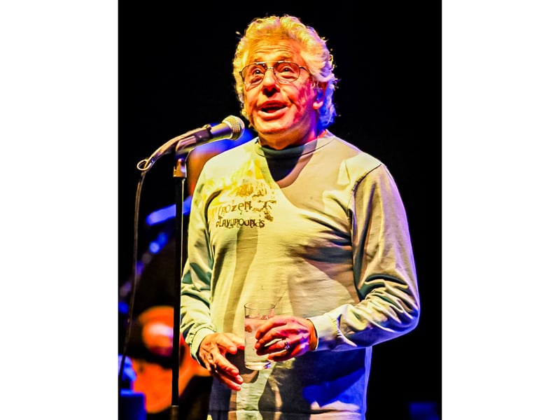 The singer was in Edinbugh as part of his 'Alive and kicking...and having fun' tour.
