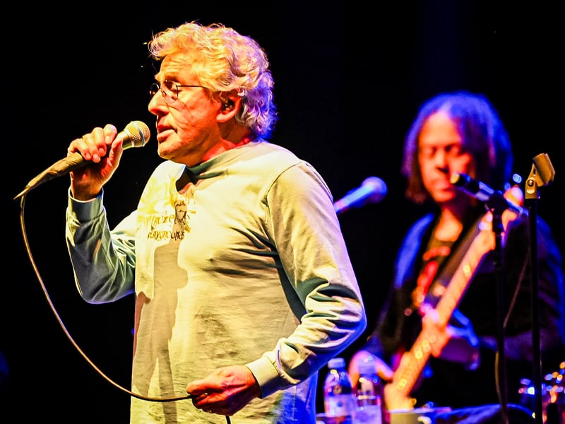 There was no shortage of hits from the singer's band - The Who.