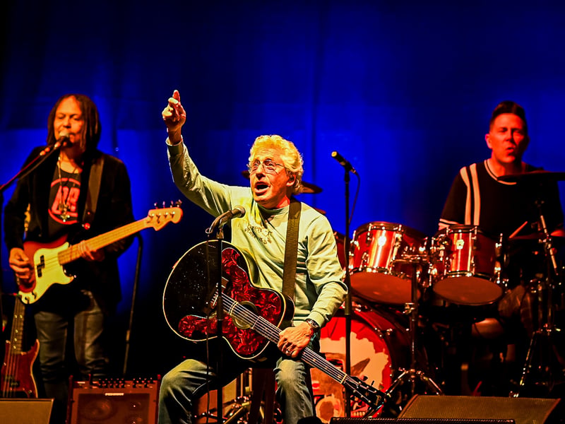 The singer got a warm reception from the Edinburgh audience.