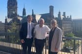 Barry Hearn met Sheffield City Council leader Tom Hunt and chief executive Kate Josephs at the Radisson Blu hotel to discuss keeping World Snooker in Sheffield.
