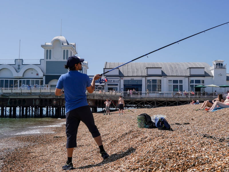 Hot weather pictures in Southsea, Portsmouth

Pictured: Fahim Jamali fishing near South Parade Pier

Picture: Jack Oliver