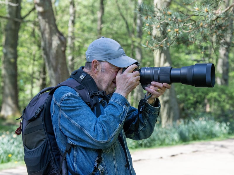 A keen photographer focuses in on the local wildlife.