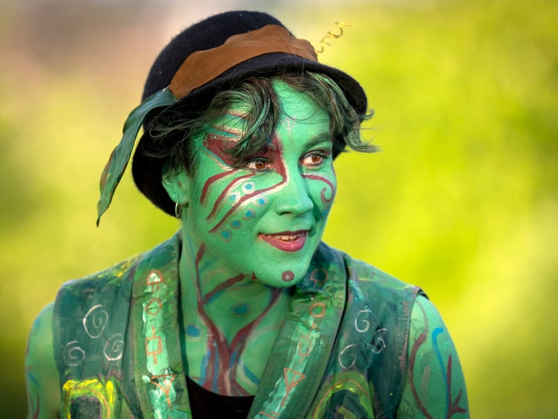 The Green Man - or Green Woman - is a symbol of regeneration.