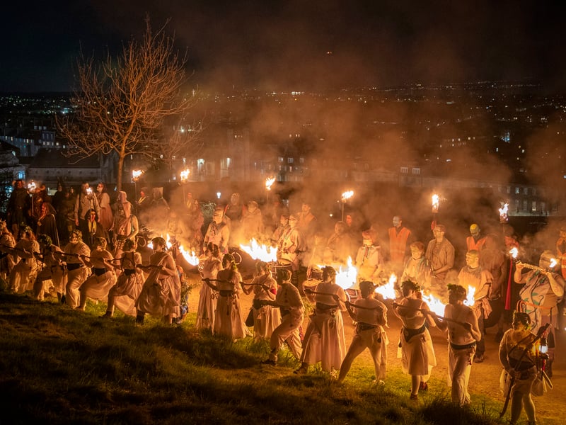 The ceremony is symbolic of purification, healing and new life.