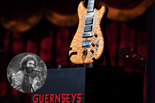 Selling for $1.9 million in 2017 at Guernsey's, this custom-built guitar, with its unique inlay and electronics, was created by luthier Doug Irwin and became one of Jerry Garcia's primary instruments during his later years with the Grateful Dead.