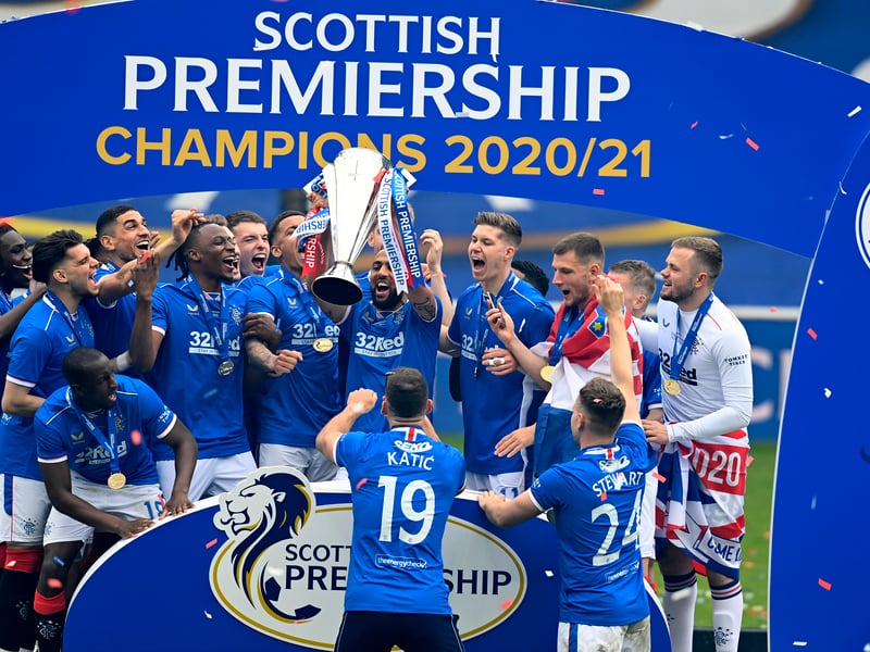 Rangers secured their 55th league title in history back in 2021 under head coach Steven Gerrard. While the season was played behind closed door due to the Covid-19 pandemic, the Gers went unbeaten in the league, tallying up a total of 103 points to secure their first league title in almost a decade.