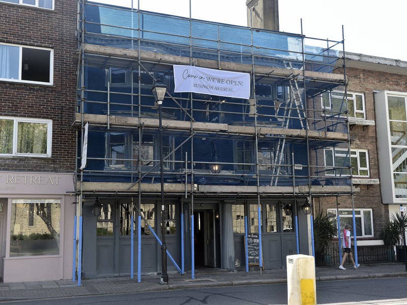 The Dolphin in Old Portsmouth, was taken over by Chris Vaux in January 2024 and it is now undergoing a facelift. 


Picture: Sarah Standing (020525-2582)