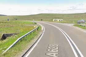 Picture shows the Woodhead Pass, which has been closed because of weather conditions. Photo: Google