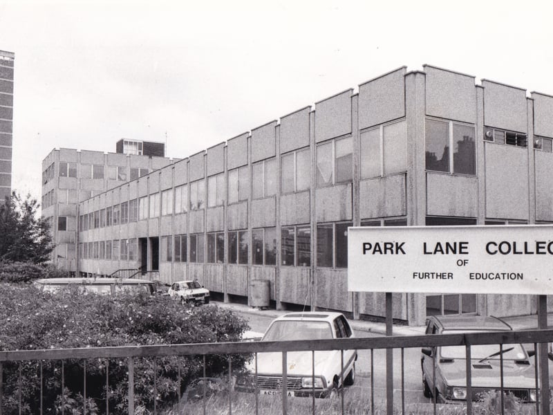Did you study here back in the day? Park Lane College pictured in June 1984.