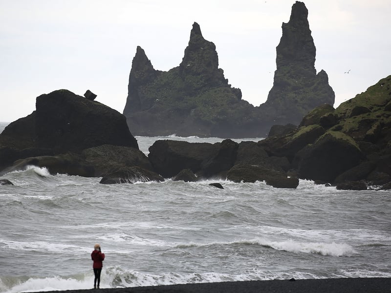 The black sand beaches and basalt columns of Reynisfjara in Iceland offered a dramatic and foreboding look for the planet Eadu in Rogue One, its stark and volcanic landscape reflecting the grim realities of the rebellion.