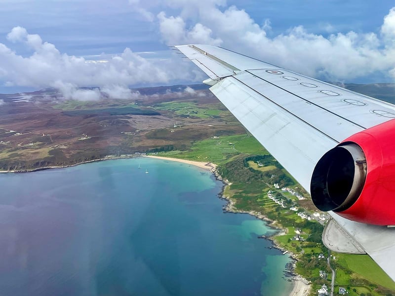 Preparing to land in Port Ellen, on the island of Islay.