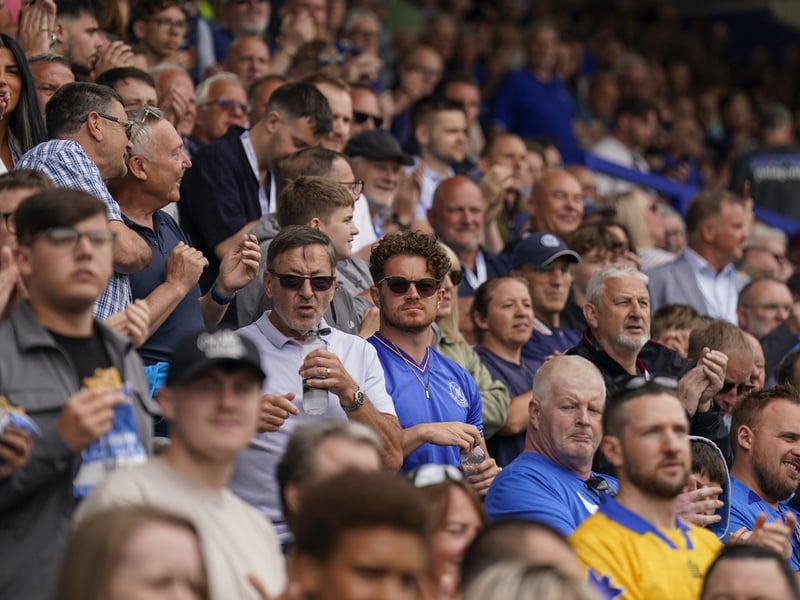 20.420 fans were inside Fratton Park for the final game of the season.
