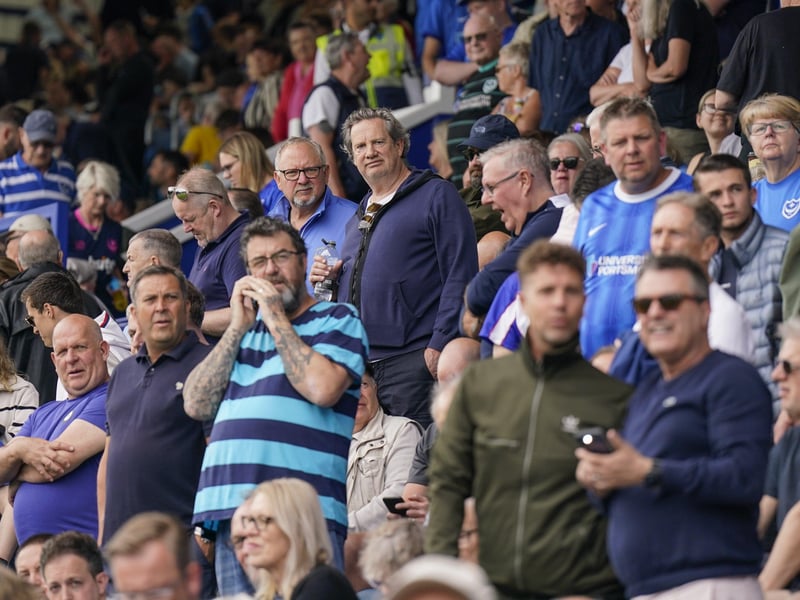 20.420 fans were inside Fratton Park for the final game of the season.