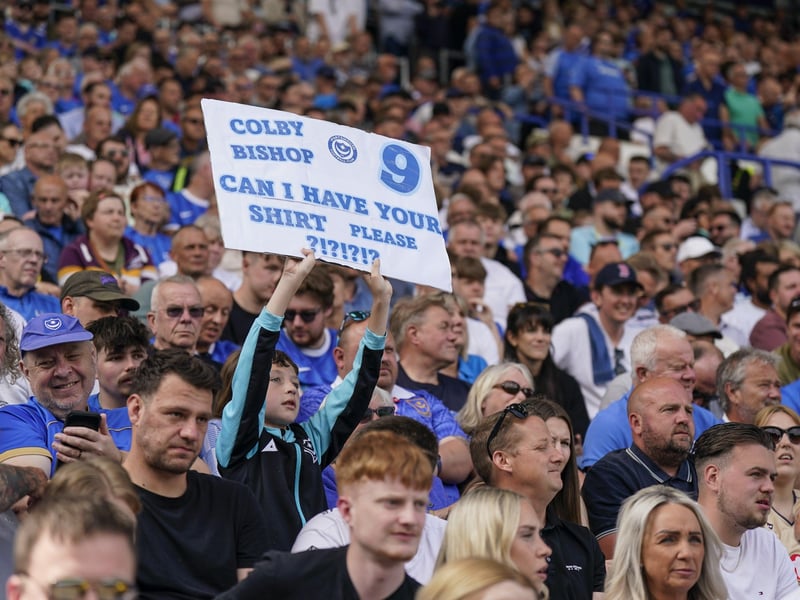 20.420 fans were inside Fratton Park for the final game of the season.
