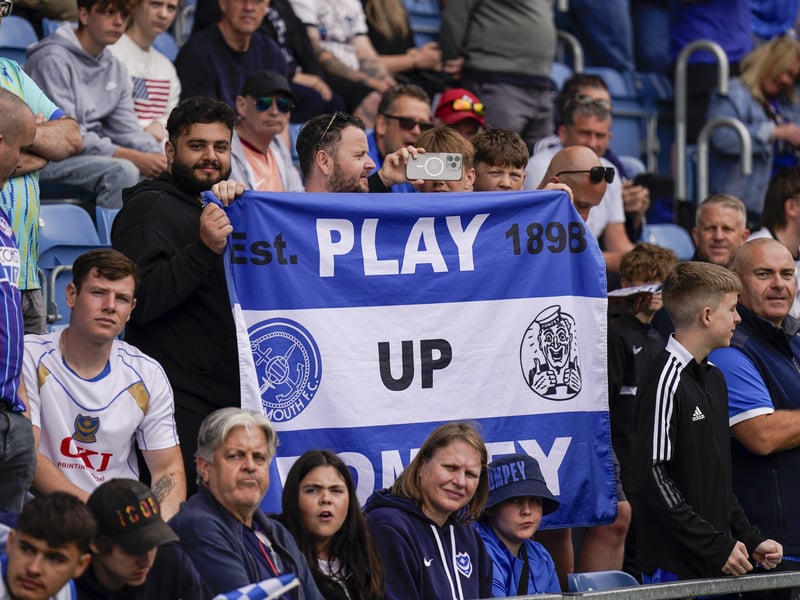 The Fratton faithful went into the game knowing survival was already secured.