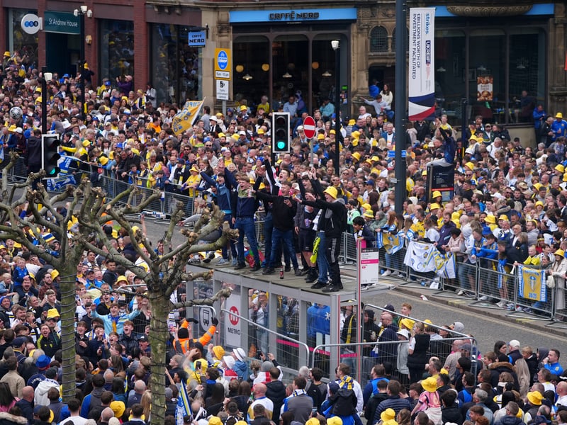 Leeds United parade