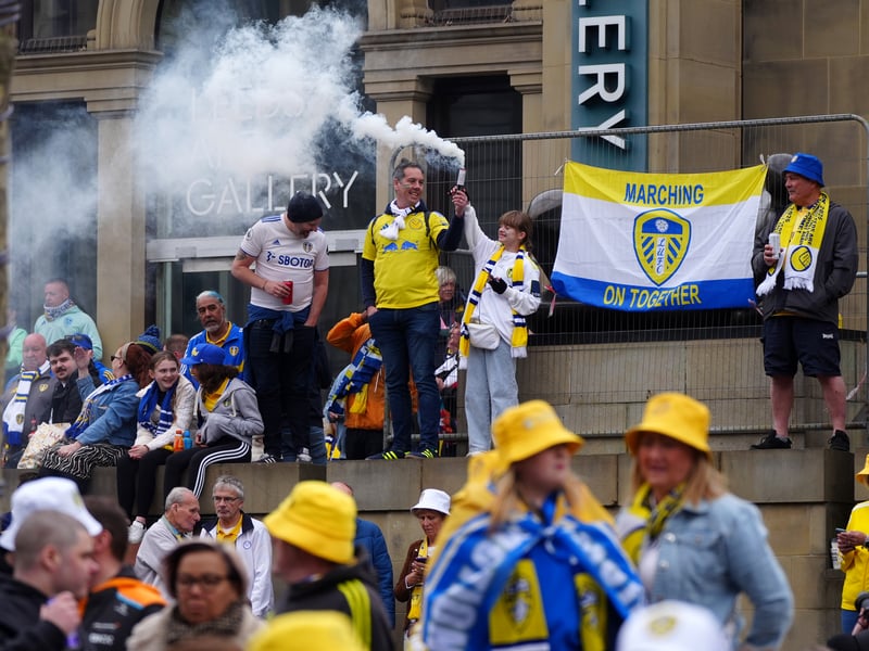 Leeds United parade