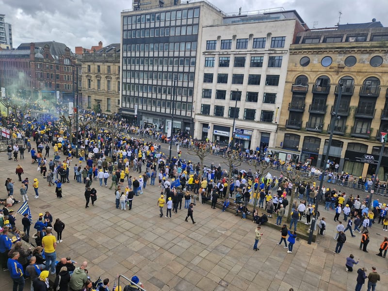 Leeds United parade