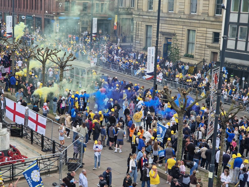 Leeds United parade