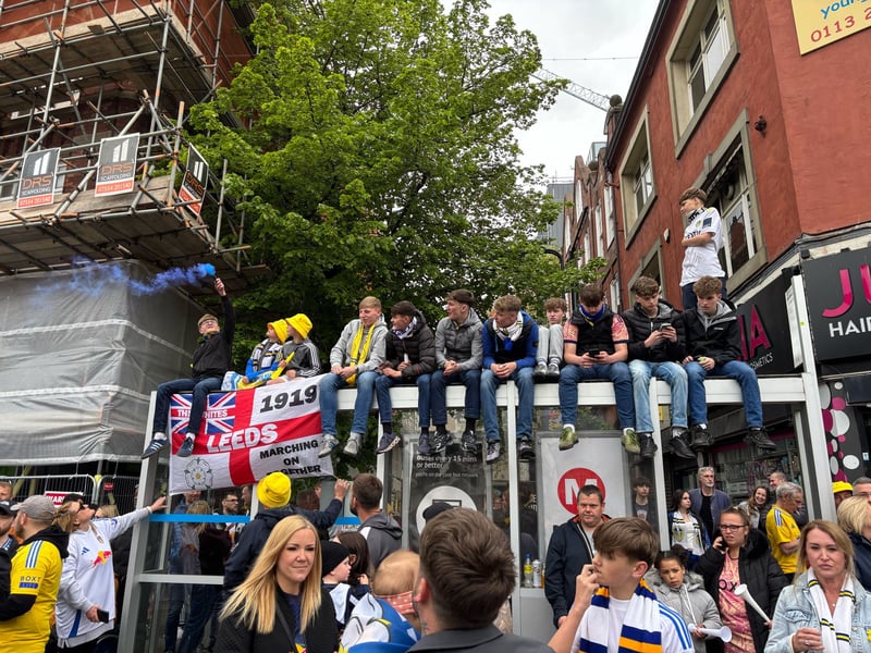 Leeds United parade