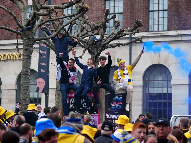 Leeds United parade