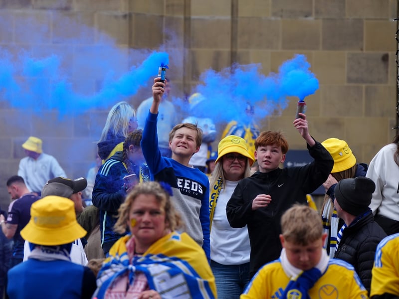 Leeds United parade