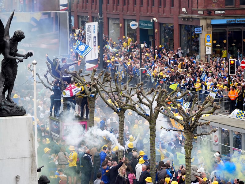 Leeds United parade