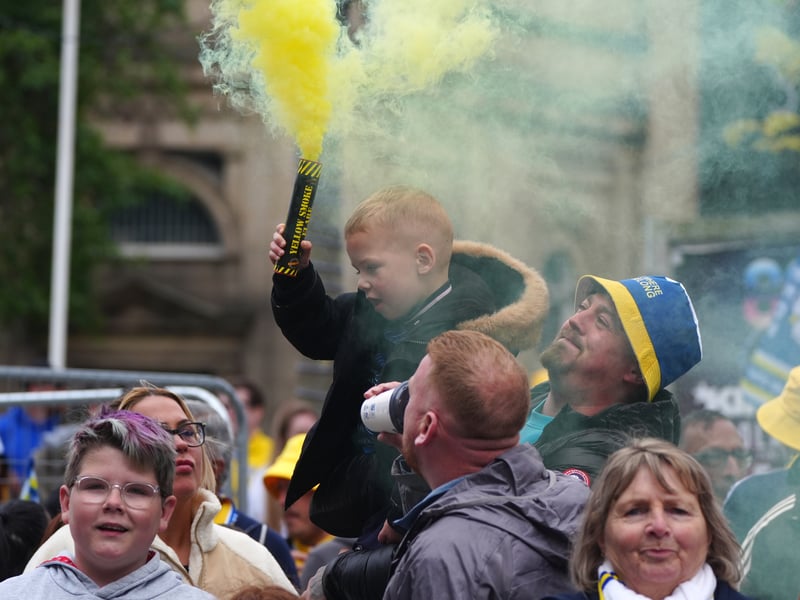 Leeds United parade