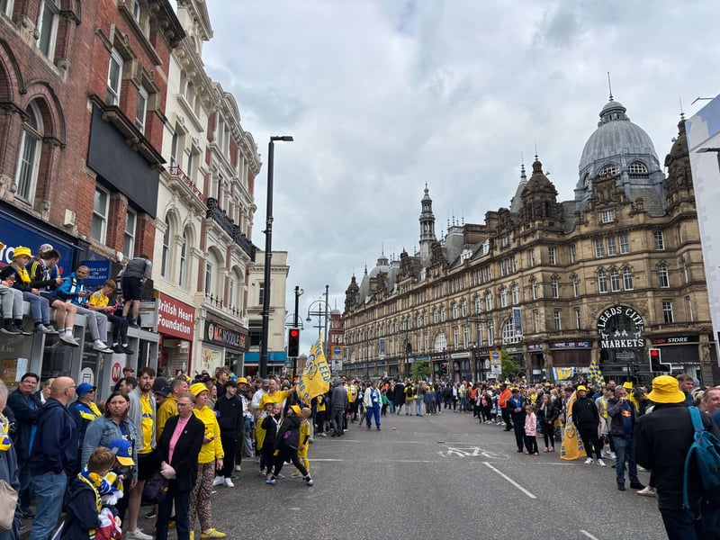 Leeds United parade