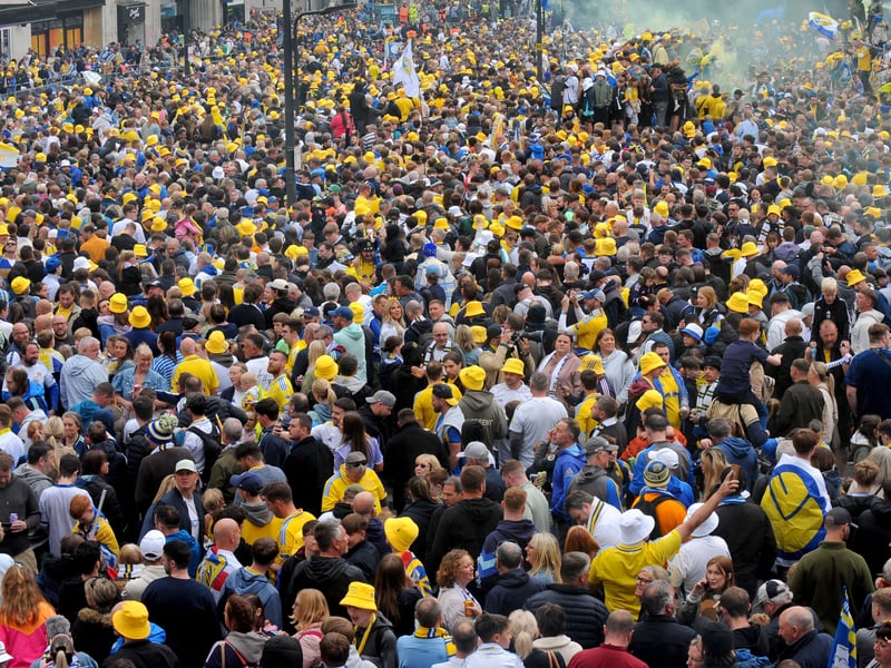 Leeds United parade