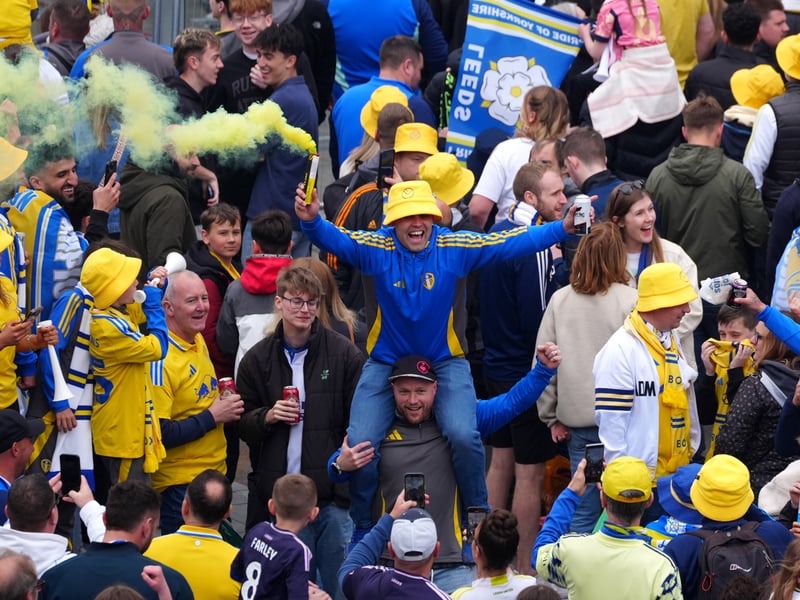 Leeds United parade