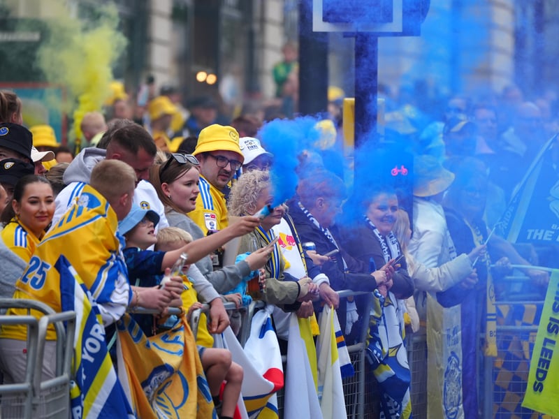 Leeds United parade
