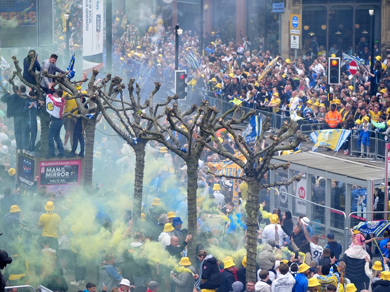 Leeds United parade