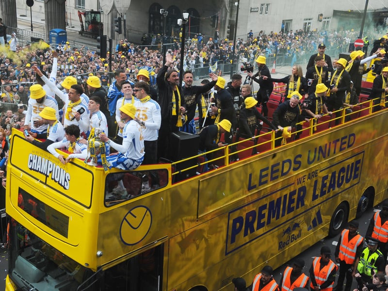 Leeds United parade