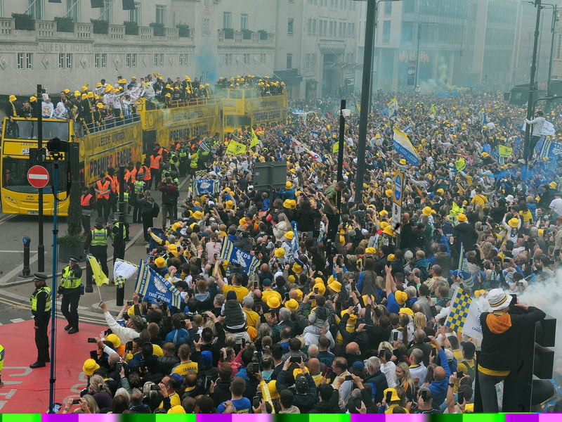 Leeds United parade