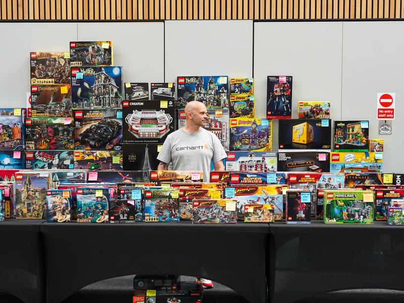 Lee Osbourne at the National Brick Event in the Ravelin Sports Centre.