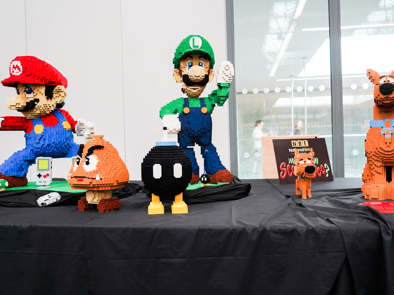 There were a number of famous characters depicted by LEGO.
