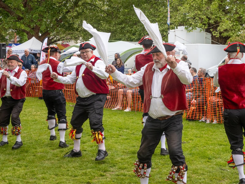 Thousands of people descended to St Marys Church on Bank Holiday Monday for its VE Day celebrations. 

Pictured: Victory Morris

Pictures: Alex Shute