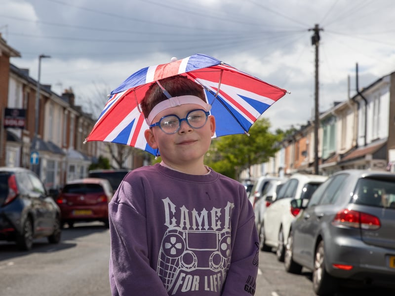 Roads all across Portsmouth were closed over the weekend as residents celebrated VE Day in style.

Pictured:  William Arnell, 7 getting in the spirit

Pictures: Alex Shute