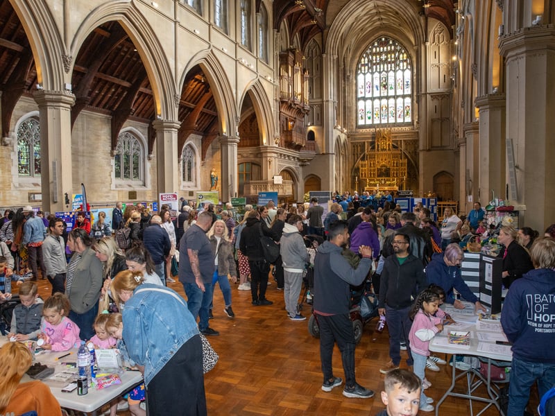 Thousands of people descended to St Marys Church on Bank Holiday Monday for its VE Day celebrations. 

Pictures: Alex Shute