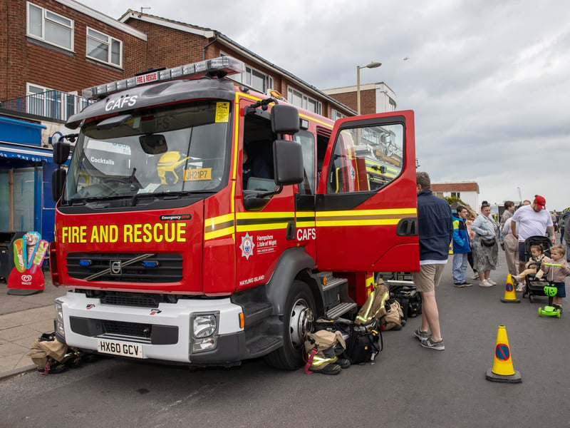 Hundreds of people turned out to celebrate VE Day on Hayling Seafront over the weekend.

Pictured - Hampshire Fire & Rescue

Picture: Alex Shute