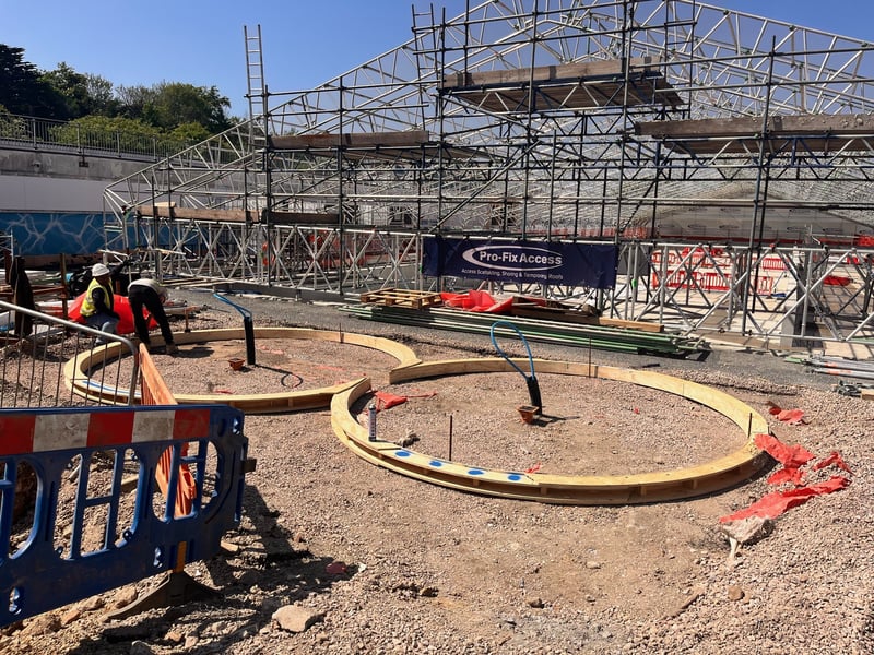 Hilsea Lido is a constantly evolving site in the city as work continues to restore the outdoor pool.