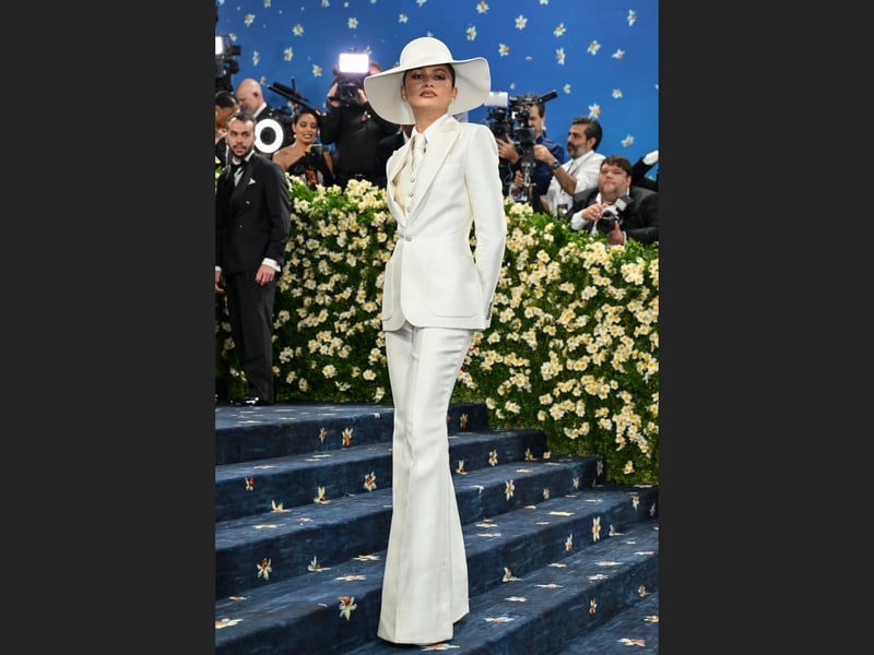 US actress Zendaya attending the 2025 Met Gala. 