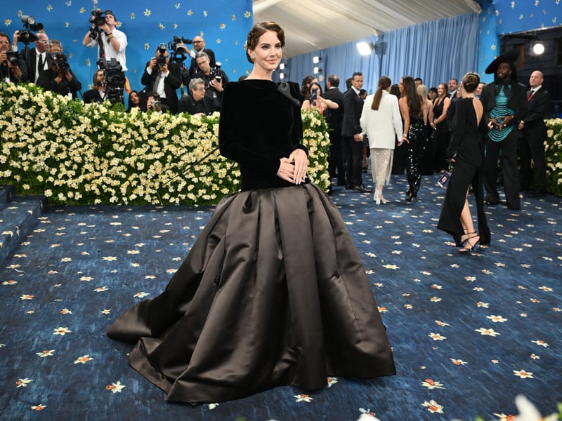US singer-songwriter Lana Del Rey arrives for the 2025 Met Gala at the Metropolitan Museum of Art 