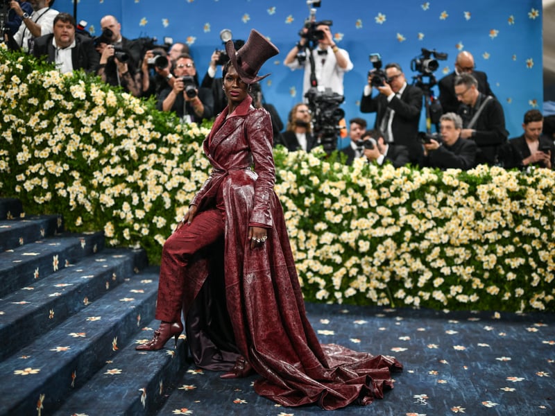 British actress Jodie Turner-Smith arrives for the 2025 Met Gala
