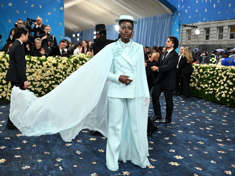 Kenyan-Mexican actress Lupita Nyong'o arrives for the 2025 Met Gala at the Metropolitan Museum of Art