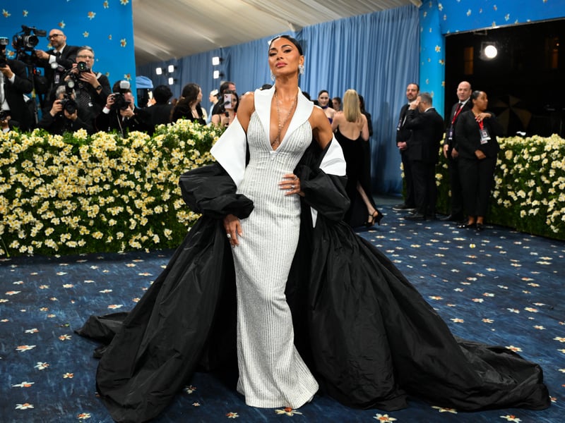 US singer-songwriter Nicole Scherzinger arrives for the 2025 Met Gala at the Metropolitan Museum of Art