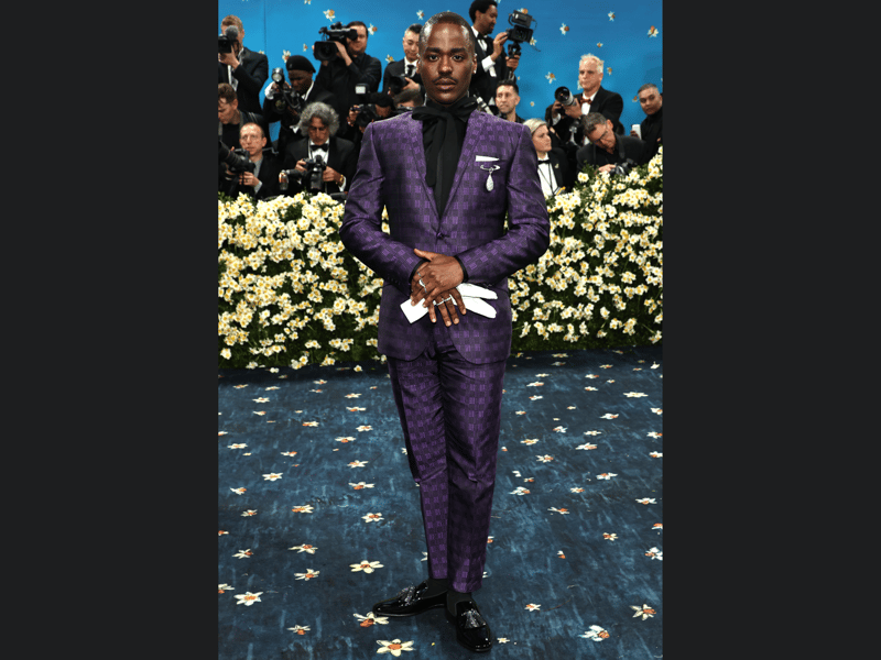 The 2025 Met Gala theme "Superfine: Tailoring Black Style" was practically tailor-made for Ncuti Gatwa. Inspired by the Black dandy style, the Scottish-Rwandan actor wore custom Ozwald Boateng.