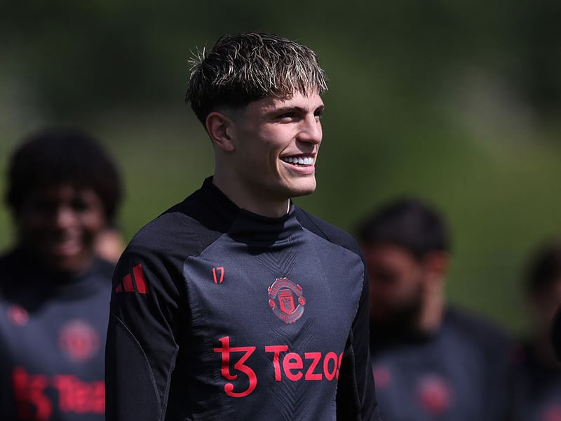 Garnacho has only missed one match all season and is certain to play tomorrow night.